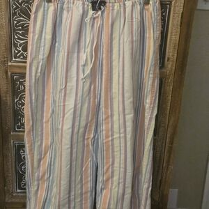 Ralph Lauren Multicolor Striped Womans Lounge Pants.